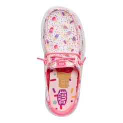 Wendy Youth Ice Cream Social - White/Multi -Heydude 44685 94S WENDYYICECREAMSOCIAL WHITEMULTI TOP conversion1