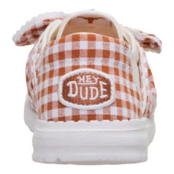 Wendy Bow Texas Longhorns - Wheat/Burnt Orange -Heydude 44699 21B WENDYBOWTEXASLONGHORNS WHEATBURNT BACK conversion1