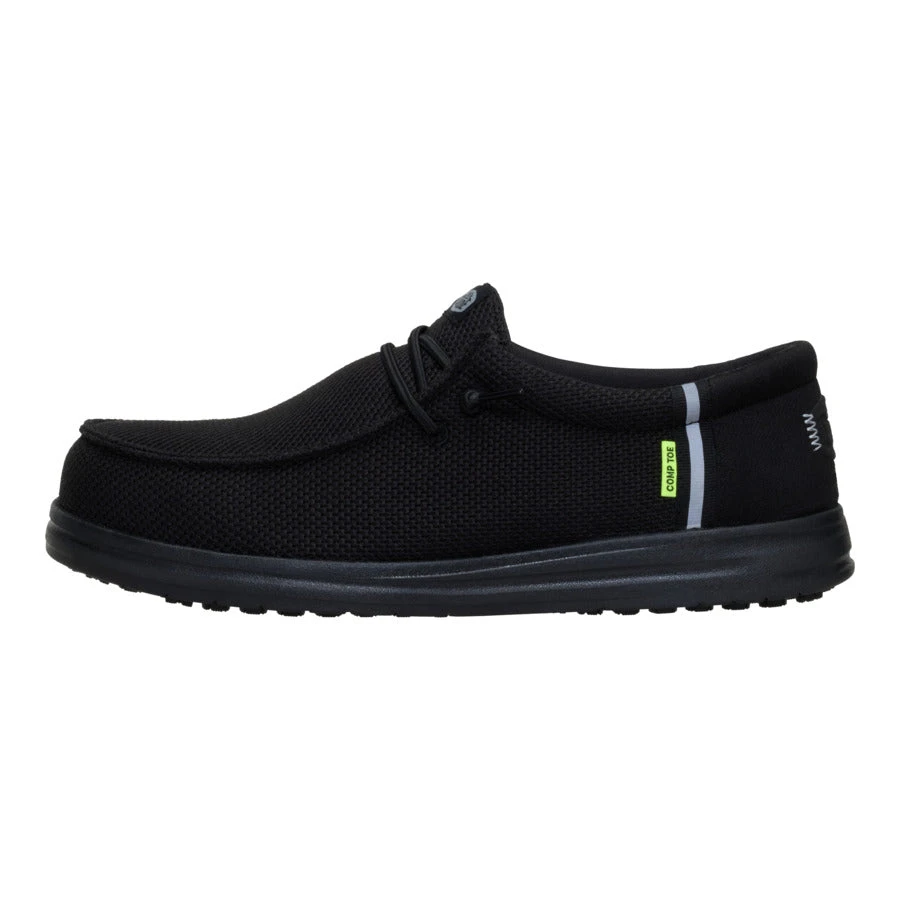 Wally Work Comp Toe Wide - Black/Black 1 Wally Work Comp Toe Wide - Black/Black
