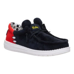 Disney Mickey Mouse Wally Youth - Black/Red 14 Disney Mickey Mouse Wally Youth - Black/Red -Heydude 44868 063 WENDYFUNKYMICKEYMOUSE BLACKRED LATERAL conversion1