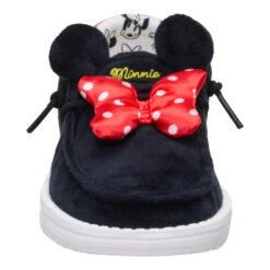 Disney Minnie Mouse Wendy Youth - Black/Red 11 Disney Minnie Mouse Wendy Youth - Black/Red -Heydude 44869 063 WENDYFUNKYMINNIEMOUSE BLACKRED FRONT conversion1