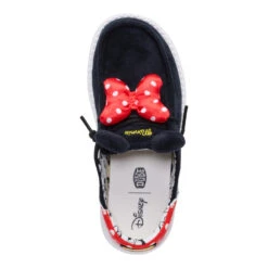 Disney Minnie Mouse Wendy Youth - Black/Red 13 Disney Minnie Mouse Wendy Youth - Black/Red -Heydude 44869 063 WENDYFUNKYMINNIEMOUSE BLACKRED TOP conversion1
