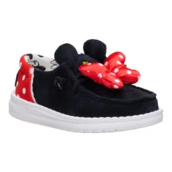 Disney Minnie Mouse Wendy Toddler - Black/Red 14 Disney Minnie Mouse Wendy Toddler - Black/Red -Heydude 44871 063 WENDYFUNKTMINNIEMOUSE BLACKRED LATERAL conversion1
