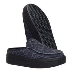 Austin Lift Suede Animal - Black Leopard -Heydude 44935 0JL AUSTINLIFTSUEDEANIMAL BLACKLEOPARD PAIR BOTTOM conversion1
