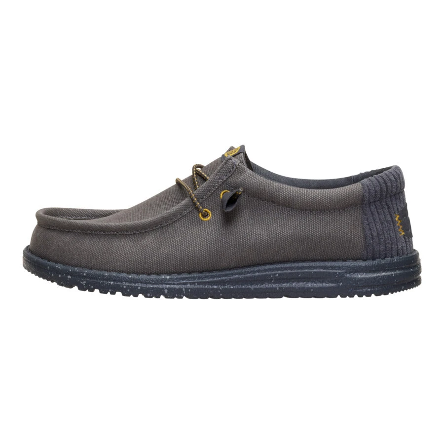 Wally Waxed Casual - Dark Grey 1 Wally Waxed Casual - Dark Grey