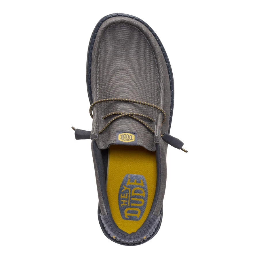 Wally Waxed Casual - Dark Grey 6 Wally Waxed Casual - Dark Grey - Image 6