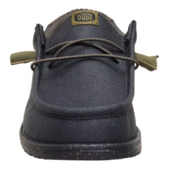 Wally Waxed Casual - Black/Black 11 Wally Waxed Casual - Black/Black -Heydude 44951 060 WALLYWAXEDCASUAL BLACKBLACK FRONT conversion1