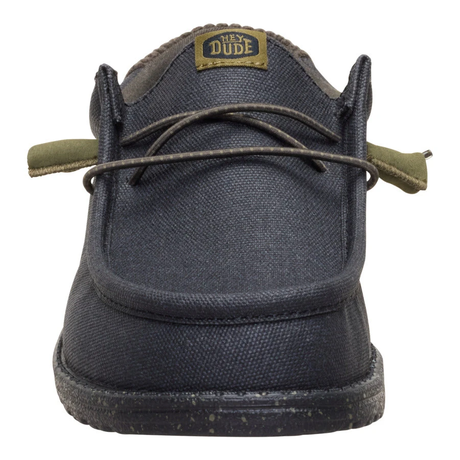 Wally Waxed Casual - Black/Black 4 Wally Waxed Casual - Black/Black - Image 4