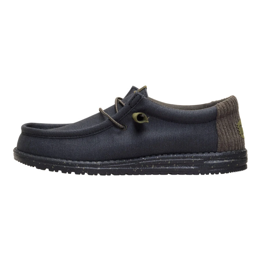 Wally Waxed Casual - Black/Black 1 Wally Waxed Casual - Black/Black