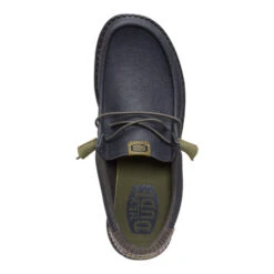 Wally Waxed Casual - Black/Black 13 Wally Waxed Casual - Black/Black -Heydude 44951 060 WALLYWAXEDCASUAL BLACKBLACK TOP conversion1