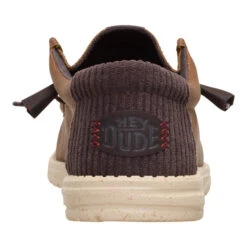 Wally Waxed Casual - Brown 12 Wally Waxed Casual - Brown -Heydude 44951 255 WALLYWAXEDCASUAL BROWN BACK conversion1