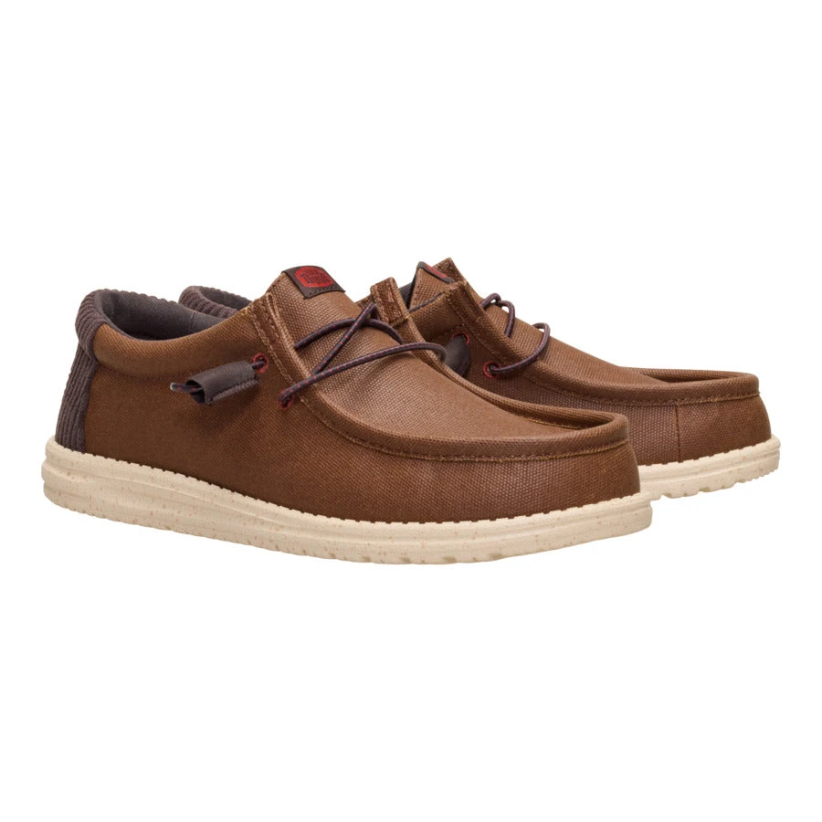 Wally Waxed Casual - Brown 2 Wally Waxed Casual - Brown - Image 2