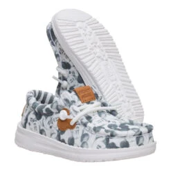 Disney Mickey Mouse Print Wally Toddler - Grey/Multi 10 Disney Mickey Mouse Print Wally Toddler - Grey/Multi -Heydude 44953 1HK WALLYTMICKEYMOUSEPRINT GREYMULTI PAIR BOTTOM conversion1