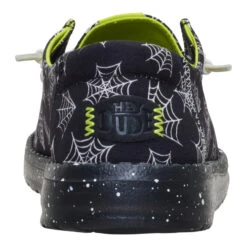 Wendy Spider Webs - Black/Black -Heydude 44957 060 WENDYSPIDERWEBS BLACKBLACK BACK conversion1