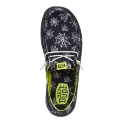 Wendy Spider Webs - Black/Black -Heydude 44957 060 WENDYSPIDERWEBS BLACKBLACK TOP conversion1