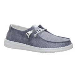 Wendy Fleece Casual - Grey -Heydude 45062 030 WENDYFLEECECASUAL GREY 3QTR conversion1