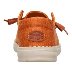 Wendy Fleece Casual - Pumpkin -Heydude 45062 800 WENDYFLEECECASUAL PUMPKIN BACK conversion1