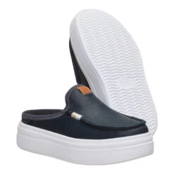 Austin Lift Youth Leather - Black 10 Austin Lift Youth Leather - Black -Heydude 45308 001 AUSTINLIFTYLEATHER BLACK PAIR BOTTOM conversion1