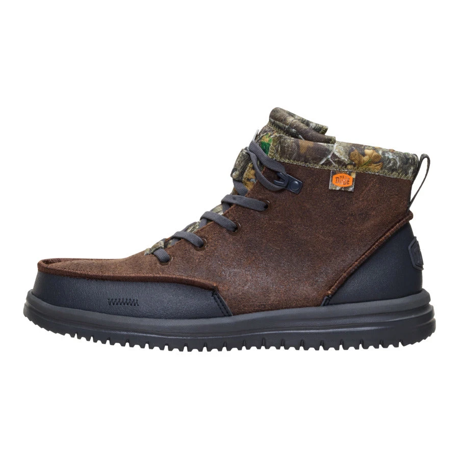 Bradley Realtree Edge Suede - Mole Brown/Camo 1 Bradley Realtree Edge Suede - Mole Brown/Camo