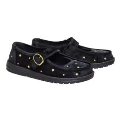 Wendy Jane Holiday - Black 9 Wendy Jane Holiday - Black -Heydude 45355 001 WENDYJANESTUDDED BLACK PAIR conversion1