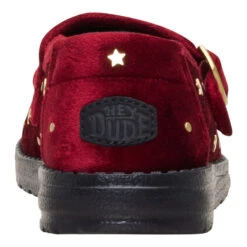Wendy Jane Holiday - Deep Red -Heydude 45355 79I WENDYJANESTUDDED DEEPRED BACK conversion1