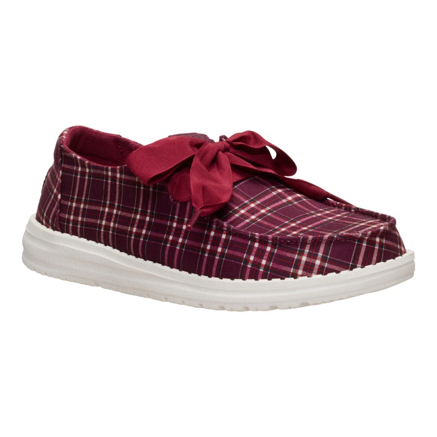 Wendy Holiday Bow - Red Plaid/Burgundy 7 Wendy Holiday Bow - Red Plaid/Burgundy - Image 7