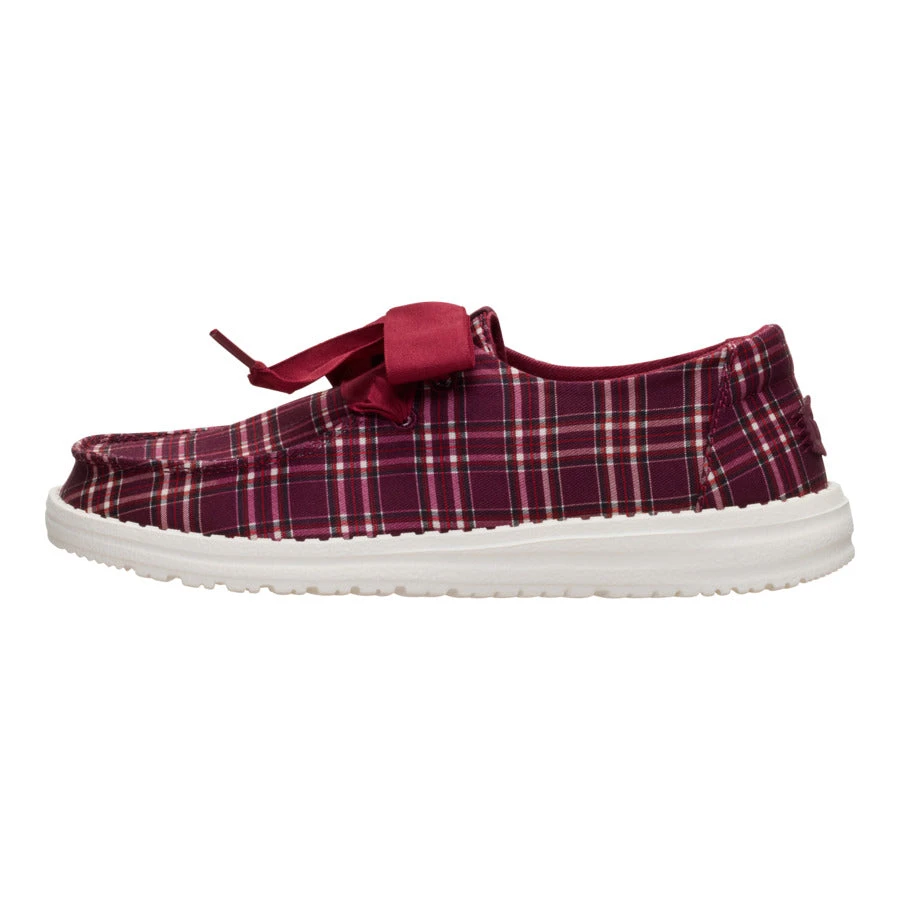 Wendy Holiday Bow - Red Plaid/Burgundy 1 Wendy Holiday Bow - Red Plaid/Burgundy