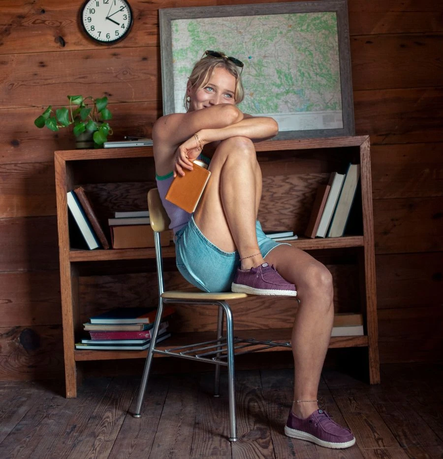 Wendy Stretch Sox - Burgundy 8 Wendy Stretch Sox - Burgundy - Image 8