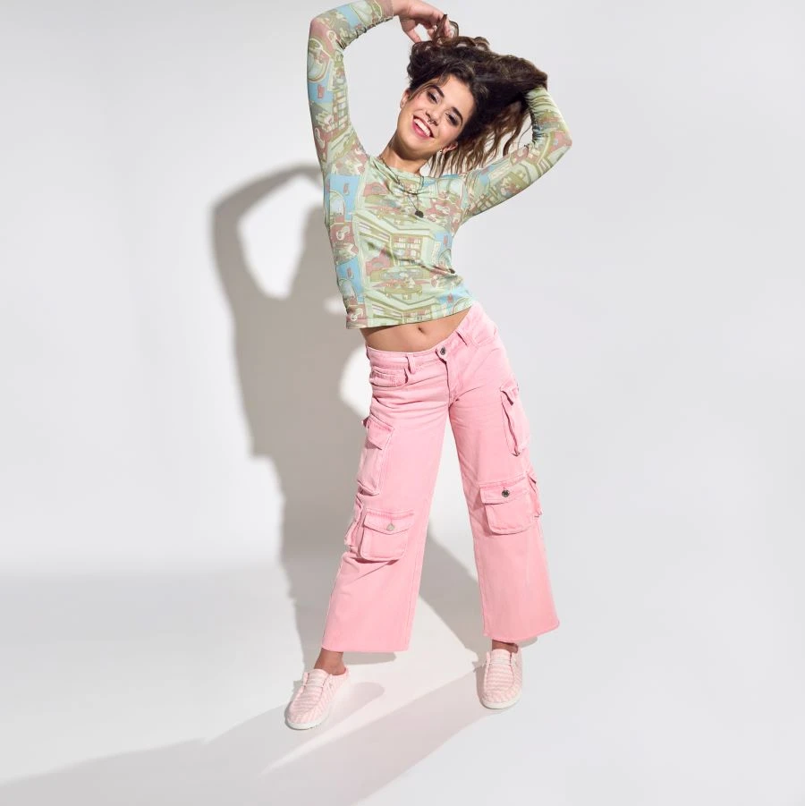 Wendy Slip Terry Stripe - Stripe Pink/White 2 Wendy Slip Terry Stripe - Stripe Pink/White - Image 2